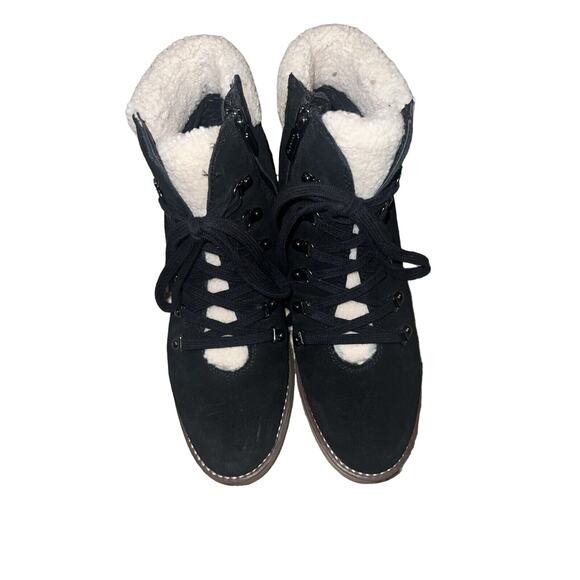 BLONDO Devin Waterproof Suede Black Ankle Boots (Size 9.5M)Combat Style‎ - Picture 1 of 9